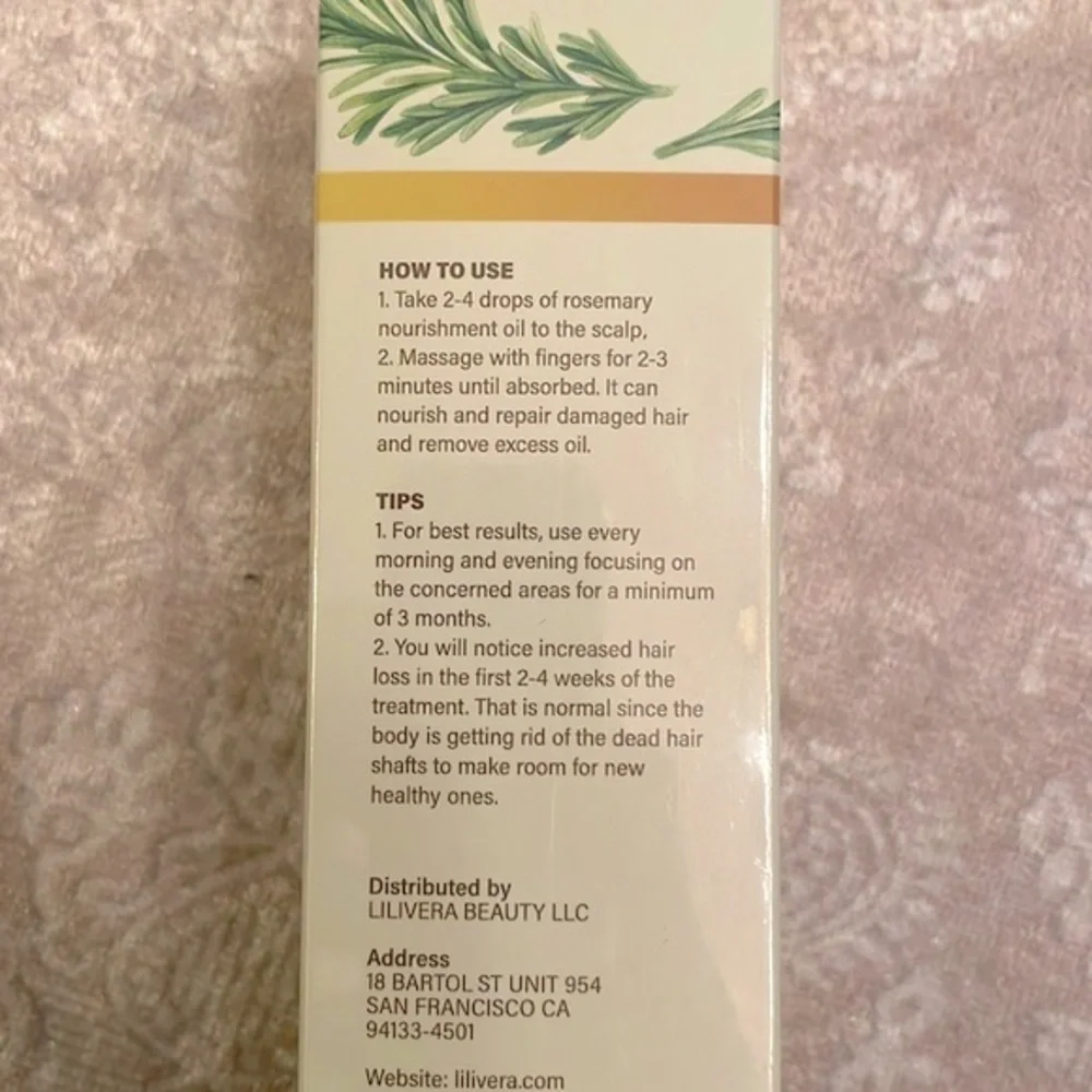 Brand New Rosemary Oil for Hair Growth Nourishes Dry Damaged Hair Treatment